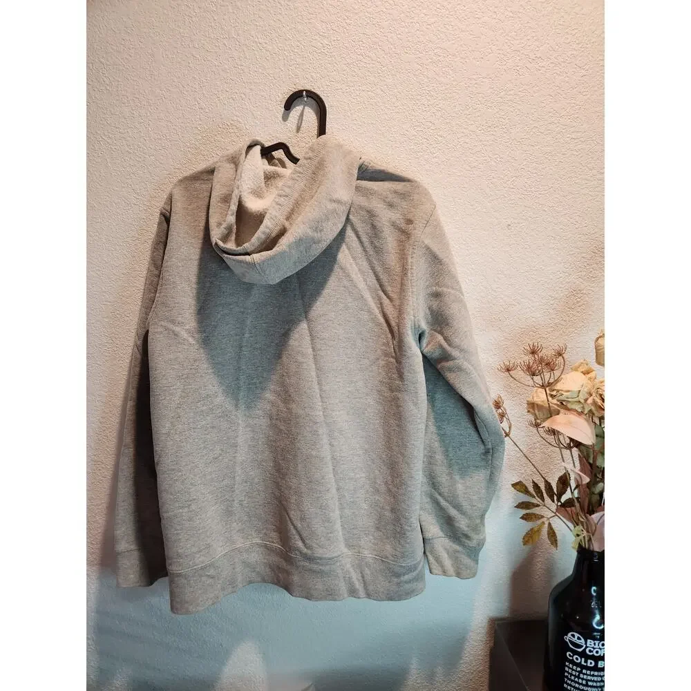 The North Face‎ Boys XL (18/20) Gray Hoodie Full-Zip Fleece Neon 
